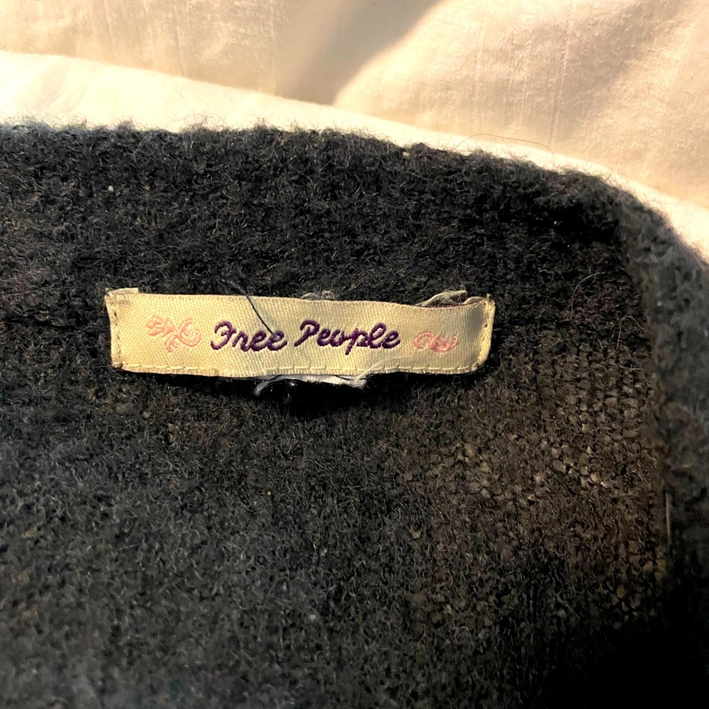 James Perse open with button option long sleeve sweater LONG